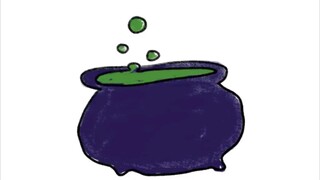 Drawing Witch's Cauldron