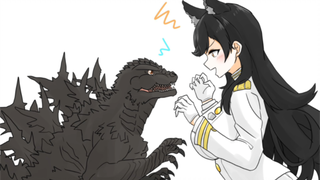 [Godzilla meme] Interesting daily life with Kaohsiung Atago