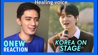REACTION to ONEW KOREA ON STAGE | 1theK (Shine On You + Dear My Spring + Under The Starlight)
