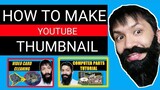 how to make youtube thumbnail EASY*