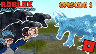 Roblox Dinosaur Simulator - DS ADVENTURES WITH MY TWO SISTERS! (EPIC AND FUNNY MOMENTS!) Part 1