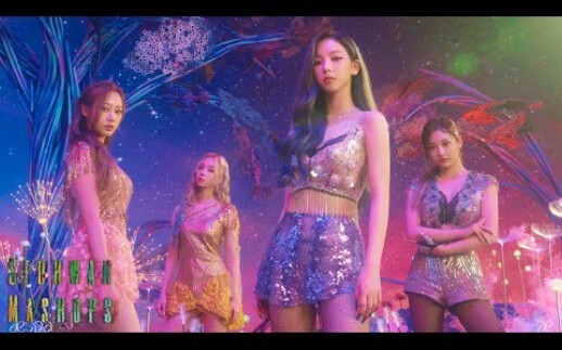 aespa x Stray Kids x K/DA x BLACKPINK - Black Mamba x Thunderous... | Mashup
