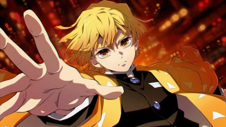 zenitsu form demon slayer... clips:)