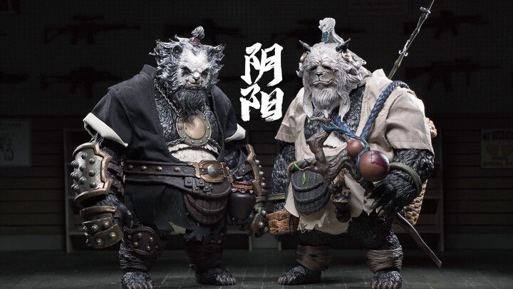 霸道流星拳！匠盟 福瑞星球 熊猫兄弟 阴阳 药师阴&拳师阳【把玩分享】