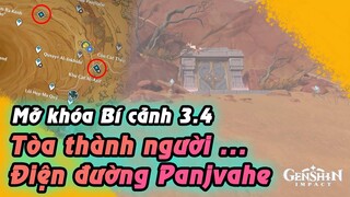 Mở khóa Bí Cảnh 3.4 | Điện đường Panjvahe và Tòa thành người c.h.ế.t | Genshin Impact