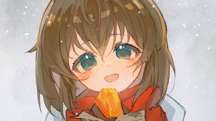 【Procreate】 برج السيف، هل ترغب في تناول حبة بطاطا حلوة مشوية؟