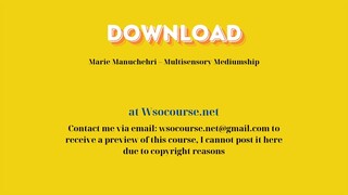 [GET] Marie Manuchehri – Multisensory Mediumship