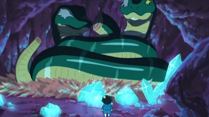The voice of the snake that Porgy saved is so charming when it grows up!!!