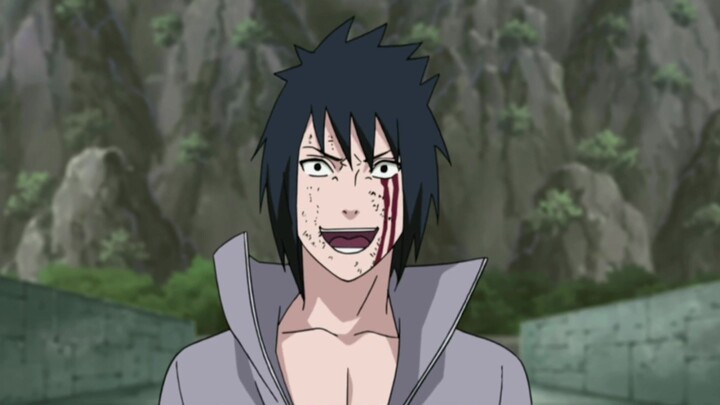 The various language versions of the dubbing of Sasuke's crazy laughter. It depends on how many you 