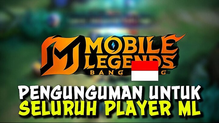 pengungumana untuk seluruh player mlbb