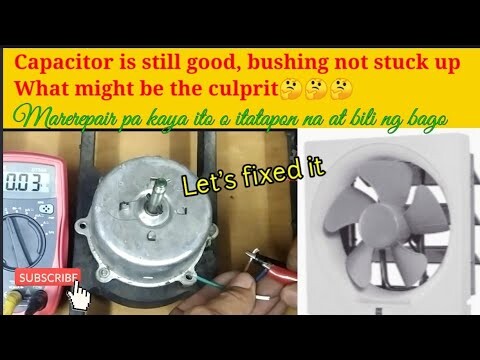 HOW TO REPAIR NO POWER ISSUE OF EXHAUST FAN / PAANO MAGREPAIR NG WALANG POWER NA EXHAUST FAN
