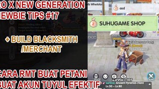 BUILD BLACKSMITH, CARA RMT BUAT PETANI, CHAR TUYUL EFEKTIF - Ragnarok X Next Gen