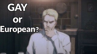 Is Reiner Gay or European | Attack on Titan