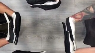 几段很酷的黑白手套舞，第一段用手指演绎黑白琴键就帅到我了！