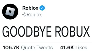 ROBLOX IS REMOVING ROBUX...?!