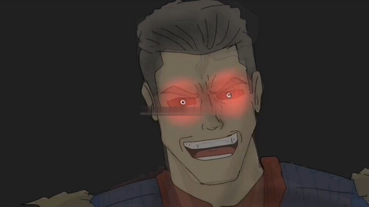 Superman lost his lover and turned completely evil, turning into Homelander to kill the undead monst