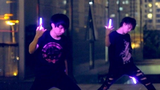 [Tim Strategi Fase 2] Meledak "オメガリズム" [WOTA Art/Light Stick Dance]