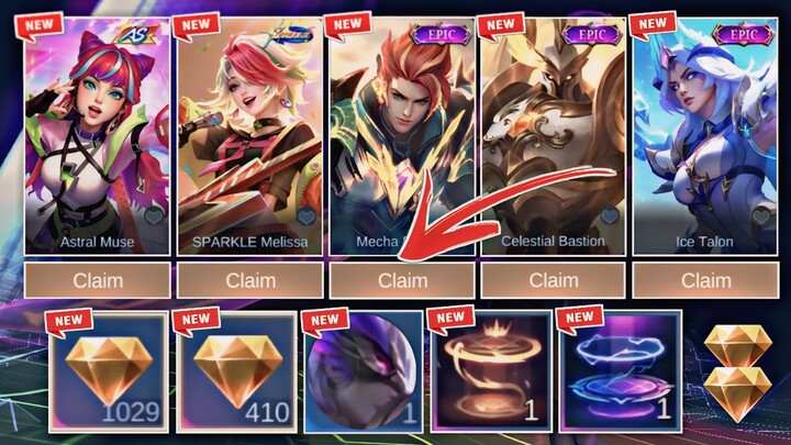 NEW BIG EVENT 2024! GET YOUR SPARKLE SKIN AND EPIC SKIN + PROMO DIAMONDS! FREE SKIN | MOBILE LEGENDS