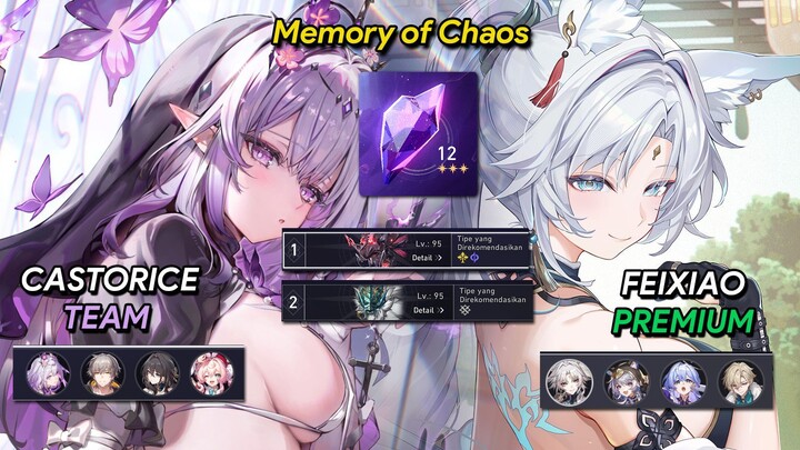 [NEW MOC] Castorice E0S1 & Feixiao Premium Team (Memory Of Chaos 3.4) | honkai:star rail