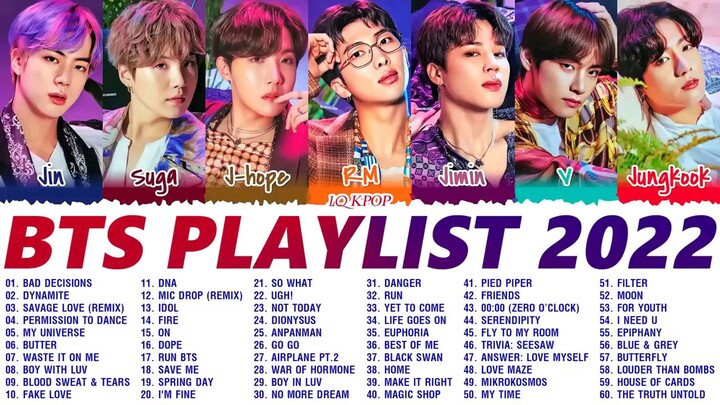 BTS PLAYLIST 2022