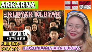 ARKARNA - KEBYAR KEBYAR (MUSIC VIDEO) || FILIPINA REACTS