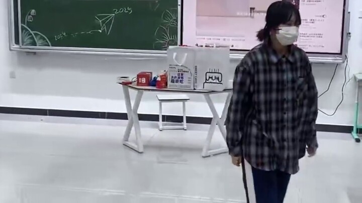 In the class, there is something strange
