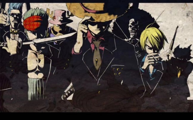 The violent aesthetics of the evil Straw Hat Pirates in Anna's window