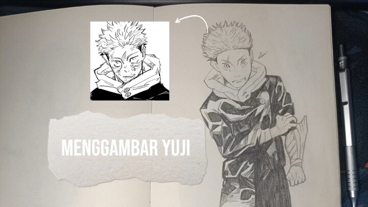 Menggambar Yuji | Jujutsu Kaisen