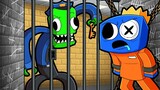 Rainbow Friends LOCKED away in PRISON! (Roblox Jailbreak)