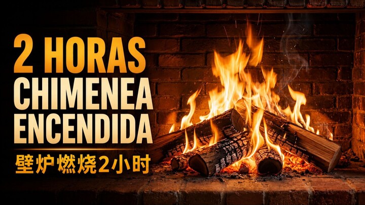 壁炉点燃了2小时 / Chimenea encendida 2 horas