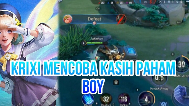 KRIXI MENCOBA KASIH PAHAM BOY