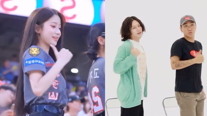 【Kim Hee-chul】Điệu nhảy triple play gây sốt của nữ cổ vũ Hàn Quốc Lee Joo-eun (Hee-chul đăng trên In