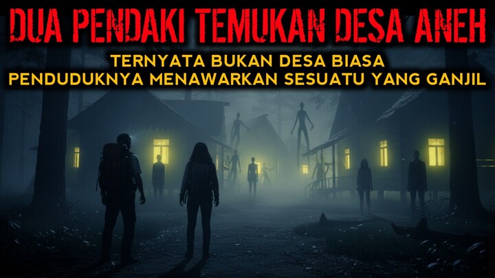 DUA PENDAKI TERSESAT DI DESA GAIB DITAWARI KEKAYAAN - CERITA HOROR