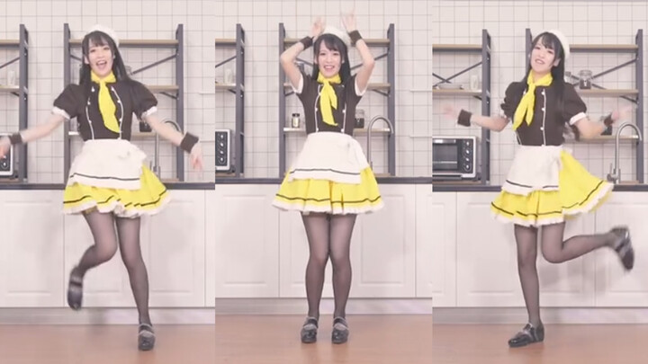★ Black and white maids! Costume changing dance cover
