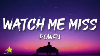 Powfu - watch me miss (Lyrics) feat. Jomie