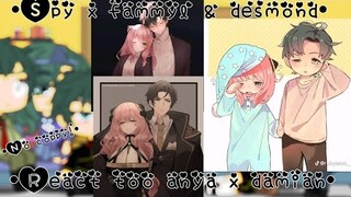 •React to Anya x Damian•~~•Spy X family & Desmond• [•Gacha Luna•] Happy enjoy!