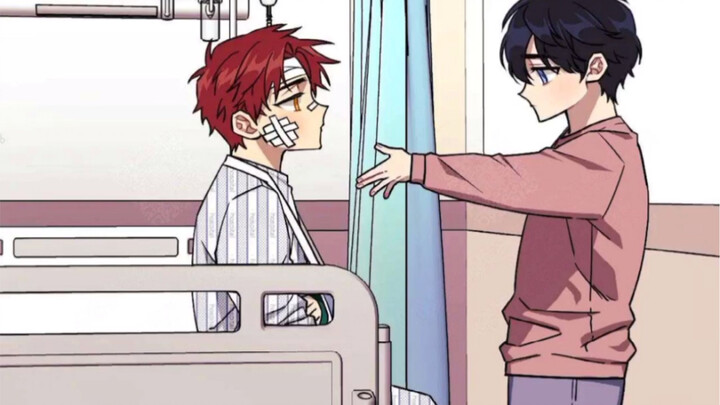 [Sweet and gay comics] Healing story of childhood sweethearts. A car accident broke up the family, a