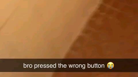 wrong button