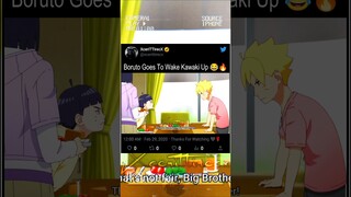 Boruto Goes To Wake Kawaki Up 😂🔥 || #shorts #anime #boruto