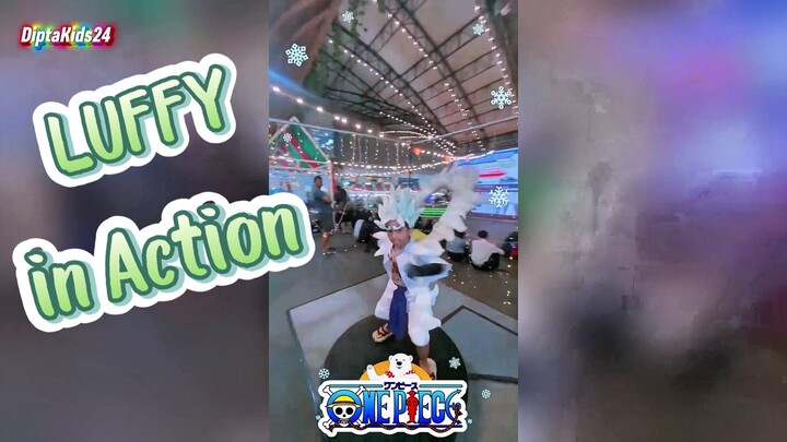 LUFFY IN ACTION‼️KEMUNCULAN LUFFY DI DEPAN KAMERA