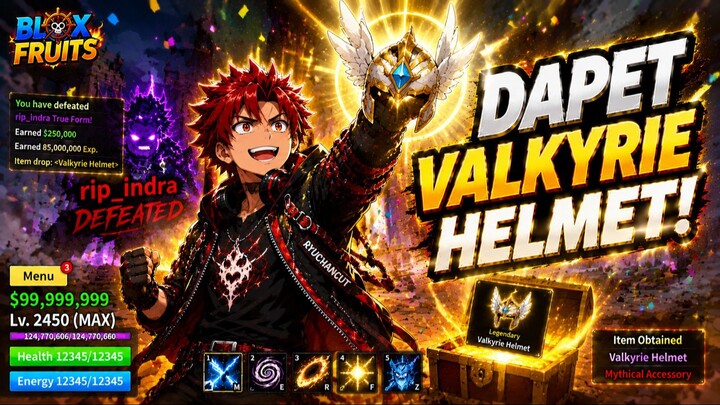 Dapet Valkyrie Helmet dari Rip Indra! Worth It Gak Sih? - Blox Fruit