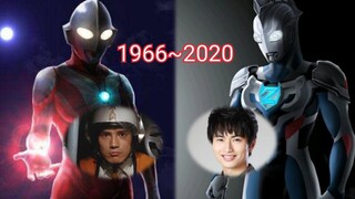所有奥特曼及其人间体『1966~2020』