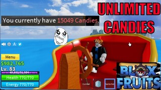 *UNLIMITED CANDY* method for NOOBS in BLOXFRUITS