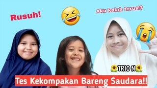 SERU!!! Uji Kekompakan TRIO N || Najwa, Nuna, Naya || Naya beda terus nih!!??