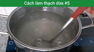 Cách làm thạch dừa p5