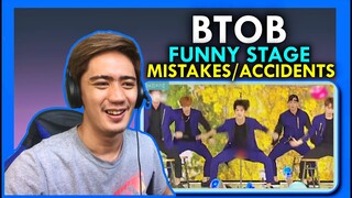 BTOB Funny Stage mistake/accident compilation REACTION