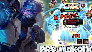 เกมเพลย์ Wukong Jungle Pro ความเสียหายร้ายแรงอย่างบ้าคลั่ง Arena of Valor Liên Quân mobile