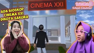 Reaksi Ani Nurhayani & Nafisa Fidela ADA BIOSKOP DI KOTA SAKURA | Sakura School Simulator Indonesia