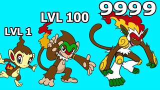Thu Phục Và Tiến Hóa Pokemon Khỉ Kuawr ChimChar Dùng 20k Gem - Poke Đại Chiến - Top Game - Thành EJ