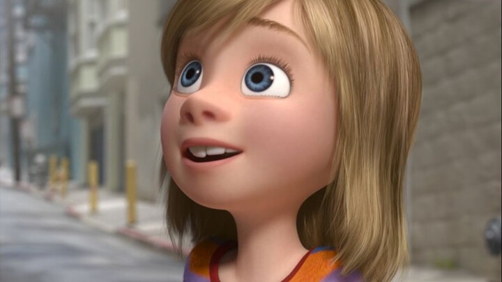 The incredible details in “Inside Out”: the female lead’s outfit color actually changes with her emo